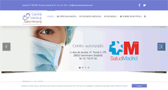 Desktop Screenshot of centromedicosanchinarro.com